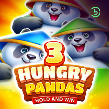 รวมเกมสล็อตทุกค่าย - 3 Hungry Pandas Hold and Win