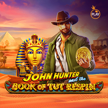 รวมเกมสล็อตทุกค่าย - John Hunter & the Book of Tut Respin